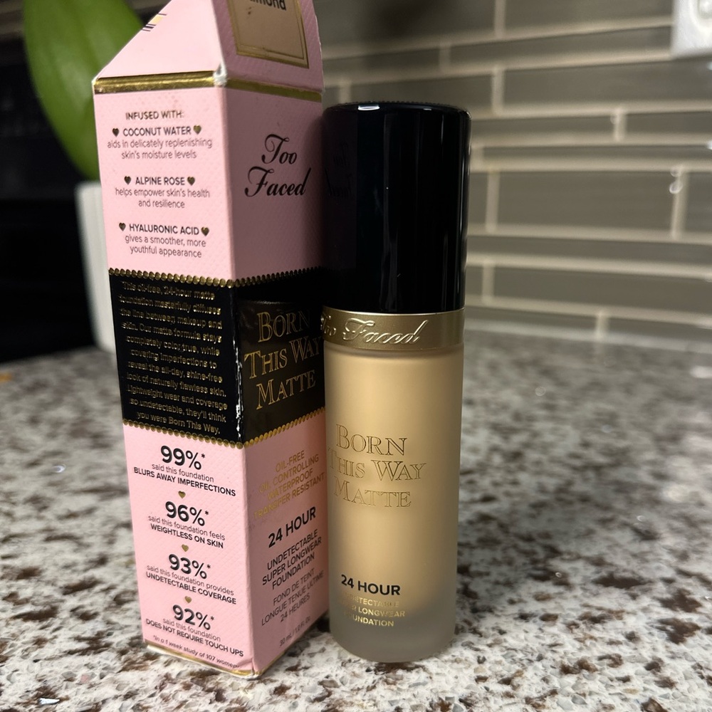 BRAND NEW - Too Faced Born This Way Matte Foundation - ALMOND